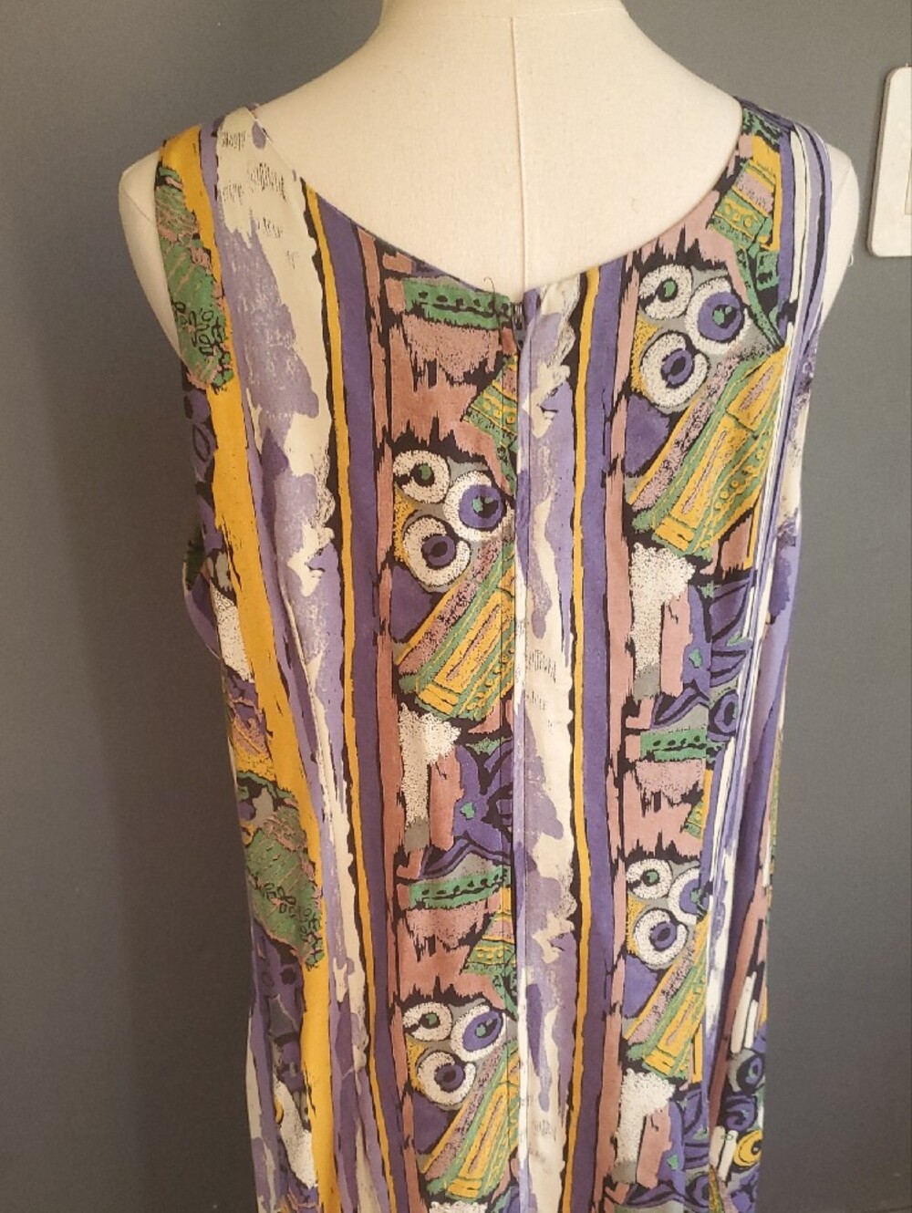 Women’s Purple Floral Dress - Size 18 - Picture 6 of 14